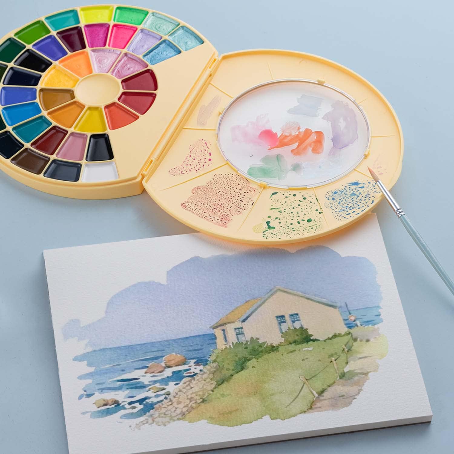 Picture of MIYA HIMI Pearl Metallic water Colors 38 Pcs