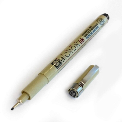 Picture of Sakura Pigma Micron Pen Needle drawing Pen  08
