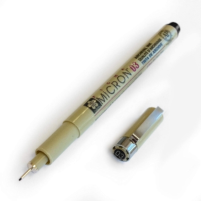 Picture of Sakura Pigma Micron Pen Needle drawing Pen  03