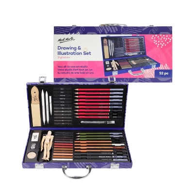 Picture of Mont Marte GS0022 Drawing & Illustration Set 52pc
