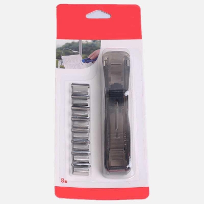 Picture of Staple Metal Clip Push Hand Paper Clipper with Refill