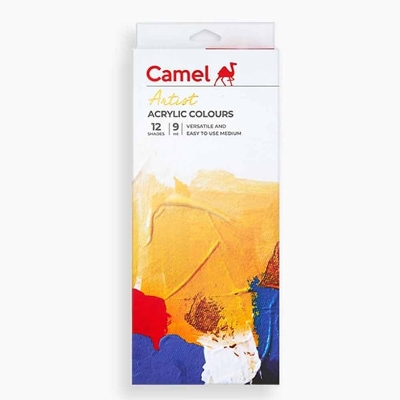 Picture of Camel Artists Acrylic Color 9ML Tube 12 Shades
