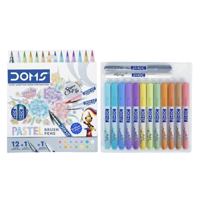 Picture of Doms Pastel Brush Pen Set of 14 Shade