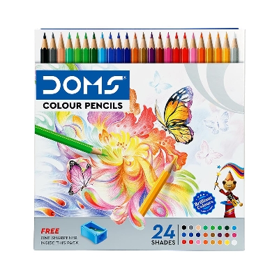 Picture of DOMS Fsc 24 Shades Colour Pencil