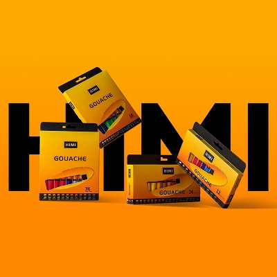 Picture of HIMI MIYA Gouache Color Painting Tube Set 12ml,36 Colors