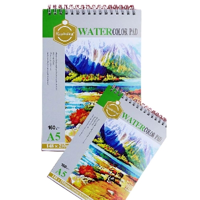Picture of Keep Smiling Watercolor Pad A5 SIze 24 Sheets