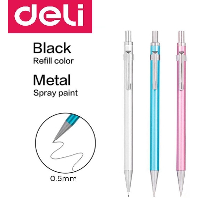 Picture of Deli EU999 Metal Mechanical Pencil Black 0.5mm