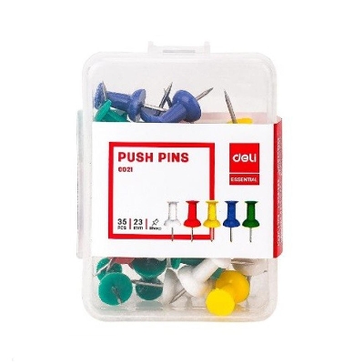 Picture of Deli	E0021 Color Push Pin(Assorted)
