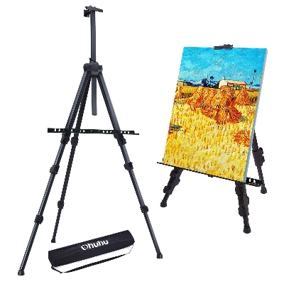 Picture of Metal Art Easel Canvas Stand Easel Metal Easel  for Drawing & painting display professional use
