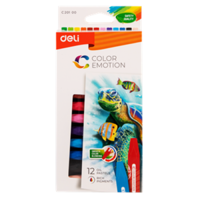 Picture of Deli	EC20100 Oil Pastel 12 Colors