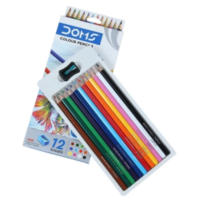 Picture of DOMS 12 Shade Round Shaped Color Pencils