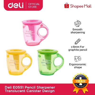 Picture of Deli	E0551 Pencil Sharpener(Assorted)(Pcs)