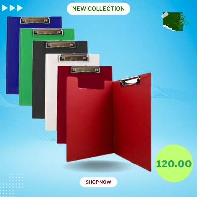 Picture of Clip Board For Exam School Office Home & Multipurpose Use A4 Size Doauble Part
