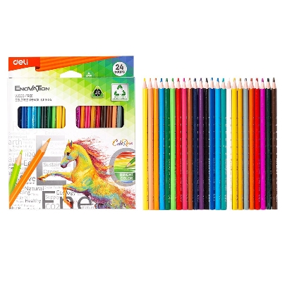 Picture of Deli	EC113-24 Wood Free Color Penci 24 Pcs
