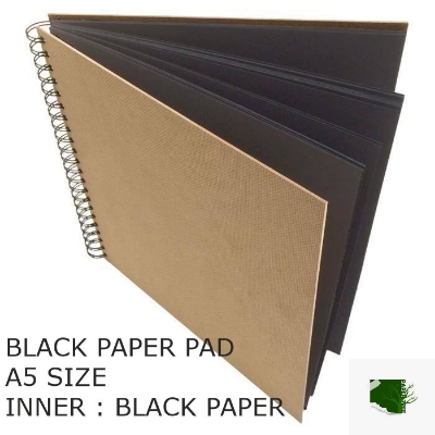 Picture of Black note book Sketch Pad A5