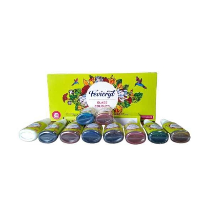 Picture of Fevicryl Glass Colour Kit 115 ml (water Based)