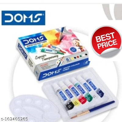 Picture of DOMS Water Color Tube 6 Shades with Brush & Palette
