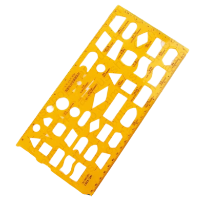 Picture of Drawing Templates NO: 4351 1Pc