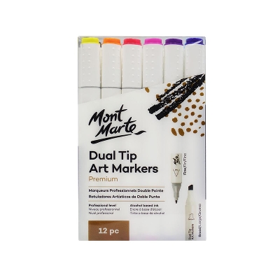 Picture of Mont Marte Premium Dual Tip Art Markers 12pc
