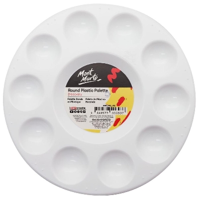 Picture of Mont Marte Round Plastic Palette Discovery 17cm (6.7in)