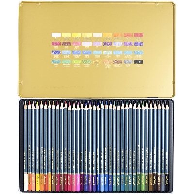 Picture of Mont Marte Premium Colour Pencils 36pc With Iron Box