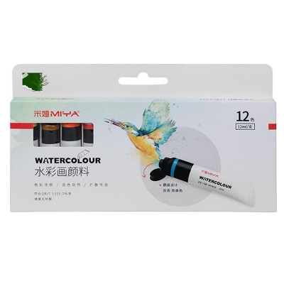 Picture of MIYA HIMI Watercolor Tube Set 12ML 12 Colors