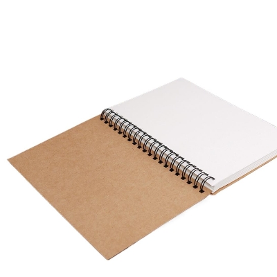 Picture of Papertree White Note Book Spiral Binding  Perfect for Sketch,Pastel,Fountain pen ink.Color Pen & Pencil and Chracoal Drawing