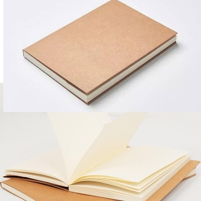 Picture of PaperTree Vintage Blank cover note Book,Handy size sketch book.