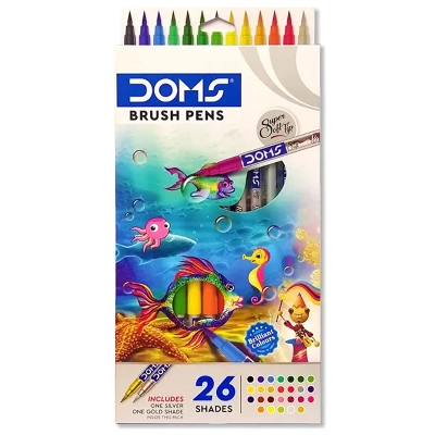 Picture of Doms Brush Pens Set of 26 for students and artists