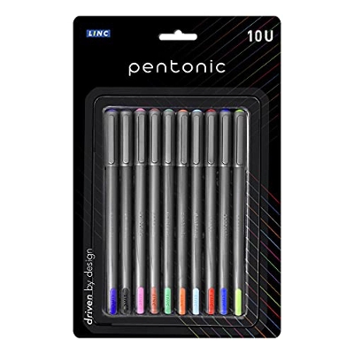 Picture of Linc Pentonic 10 Color Smooth Ball Pen Set