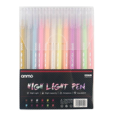 Picture of Large Capacity Highlight Water Pen 0.5mm Syringe Watercolor Pen Fine Art Highlight Pen Painting Template Pen 12 Colors/set