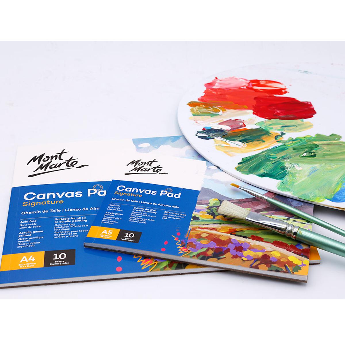 Picture of Mont Marte White Canvas Pad A5