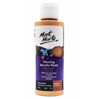 Picture of Mont Marte Acrylic Pouring Paint 120ml Rose gold