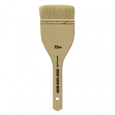 Picture of Mont Marte Goat Hair Pine Wood Brush 75mm