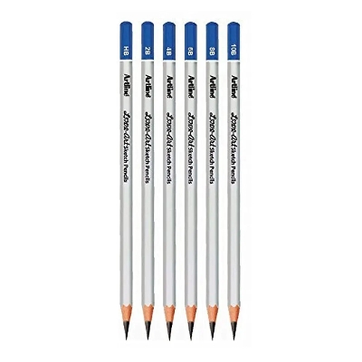 Picture of Artline HB, 2B, 4B, 6B, 8B, 10B Sketch Pencil Set