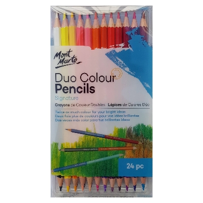 Picture of Mont Marte Duo Colour Pencils Signature 24pc