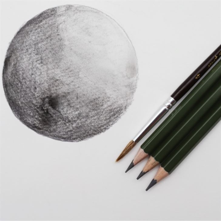 Picture of Mont Marte Watersoluble Graphite Pencils 5pc