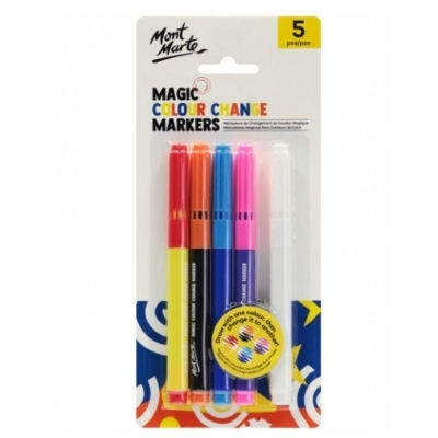 Picture of Mont Marte Magic Color Change Markers 5pc