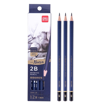 Picture of Deli S999-2B Sketching 2B Pencil 12pcs