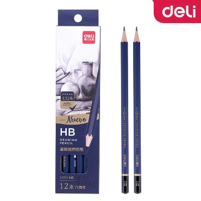 Picture of Deli S999-HB Sketching HB Pencil HB - 12 Pcs
