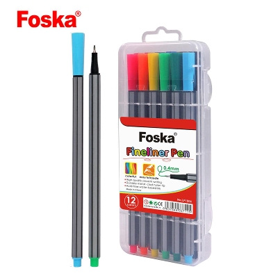 Picture of Foska Fine liner pen 0.4mm 12 pcs