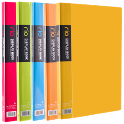 Picture of Deli EB01202 Display Book,Certificate holder,Documents holder, Clear Holder Legal / FC size  30 Pockets