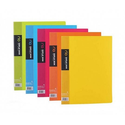 Picture of Deli EB01202 Display Book,Certificate holder,Documents holder, Clear Holder Legal / FC size  30 Pockets