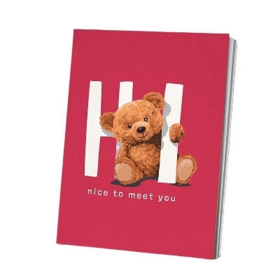 Picture of PaperTree Notebook Sketchbook Drawing Sketchpad (Hi nice to meet you) ● Perfect For Graphite Pencils ● Colour Pencils ● Pastel Pencils ● Charcoal Pencils ● Soft Pastels ● Oil Pastels ● Metallic Fineliners