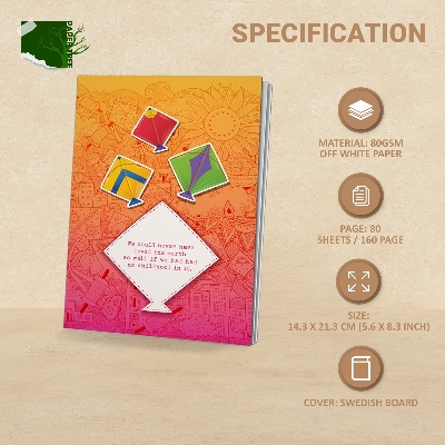 Picture of Paperree Notebook Sketchbook Drawing Sketchpad (We could never have love..) ● Perfect For Graphite Pencils ● Colour Pencils ● Pastel Pencils ● Charcoal Pencils ● Soft Pastels ● Oil Pastels ● Metallic Fineliners