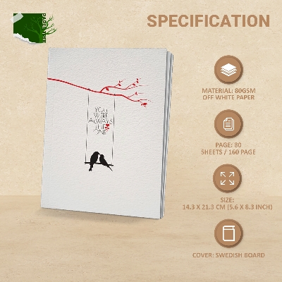 Picture of Papertree Notebook Sketchbook Drawing Sketchpad (You were always with one) ● Perfect For Graphite Pencils ● Colour Pencils ● Pastel Pencils ● Charcoal Pencils ● Soft Pastels ● Oil Pastels ● Metallic Fineliners