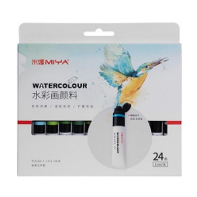 Picture of Himi Miya Water color tube 12 ml 24 color | Rich and High Pigmented Colors