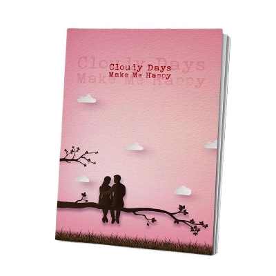 Picture of Papertree Notebook Sketchbook Drawing Sketchpad (Cloudy days make me happy) ● Perfect For ● Graphite Pencils ● Colour Pencils ● Pastel Pencils ● Charcoal Pencils ● Soft Pastels ● Oil Pastels ● Metallic Fineliners