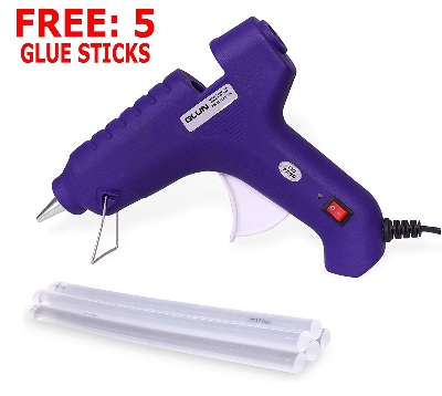Picture of Hot Melt Glue Gun with 5 glue stick free