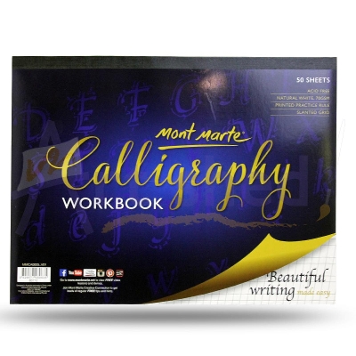 Picture of Mont Marte Calligraphy Workbook 50 Sheet